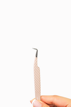 90° Fiber tip Tweezer - Pink