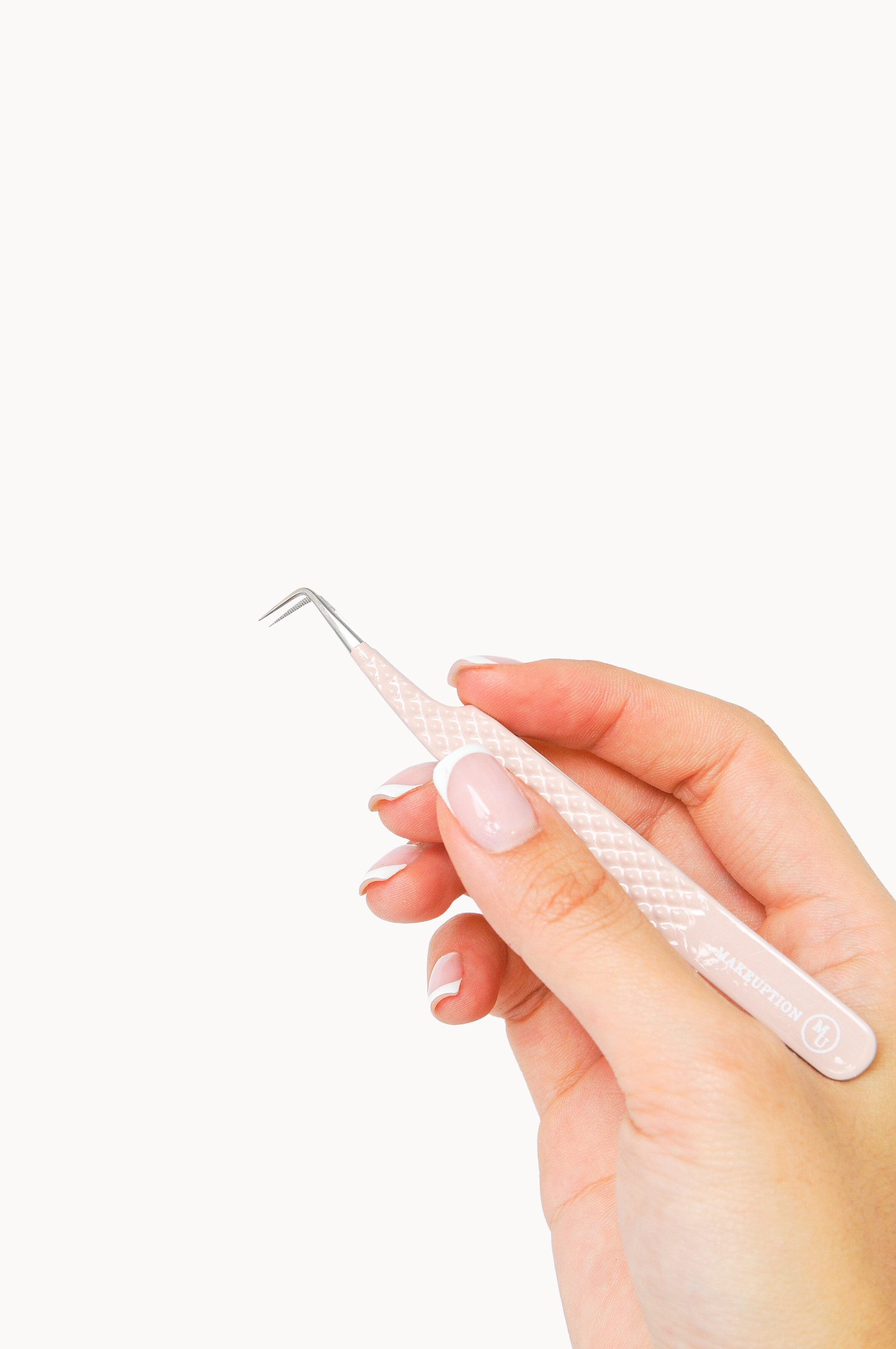90° Fiber tip Tweezer - Pink