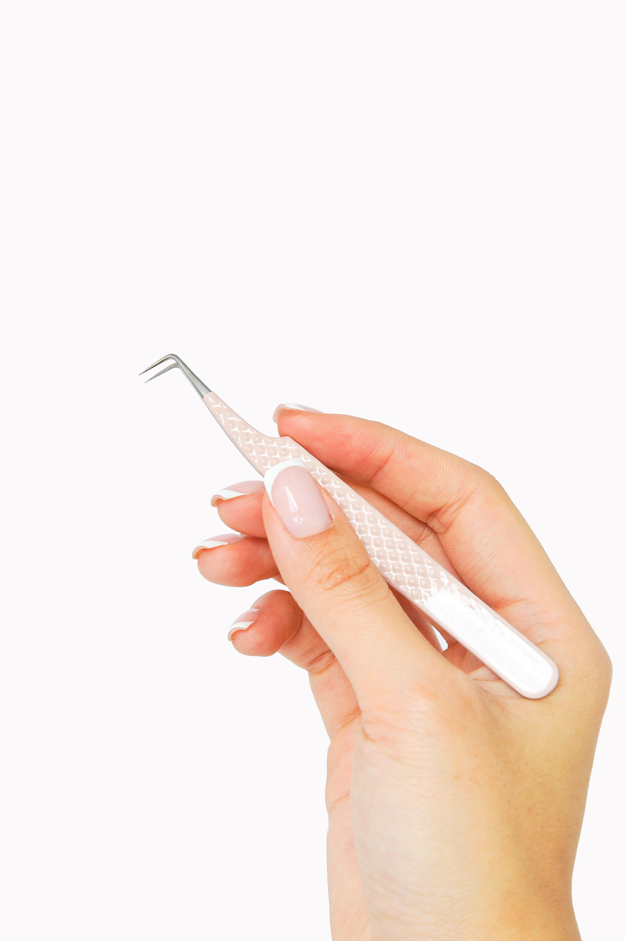 90° Fiber tip Tweezer - Pink