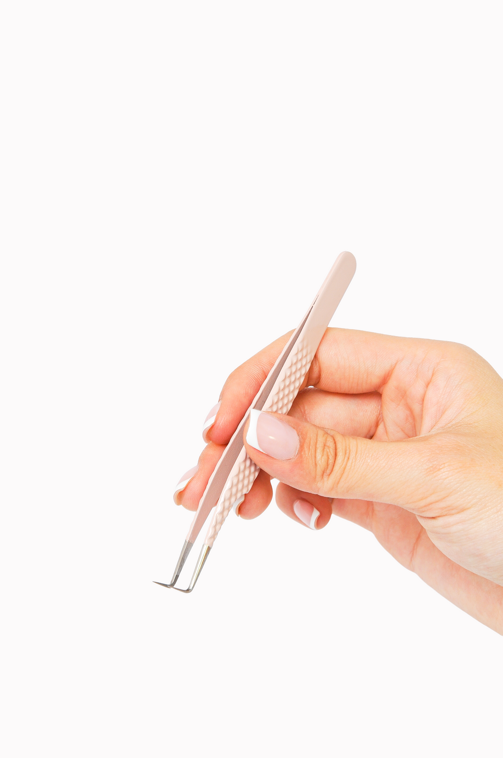 90° Fiber tip Tweezer - Pink