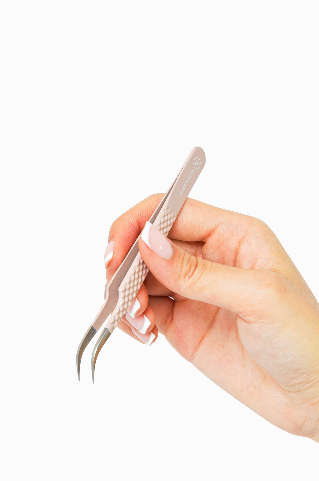 J curved Isolation Tweezer - Pink