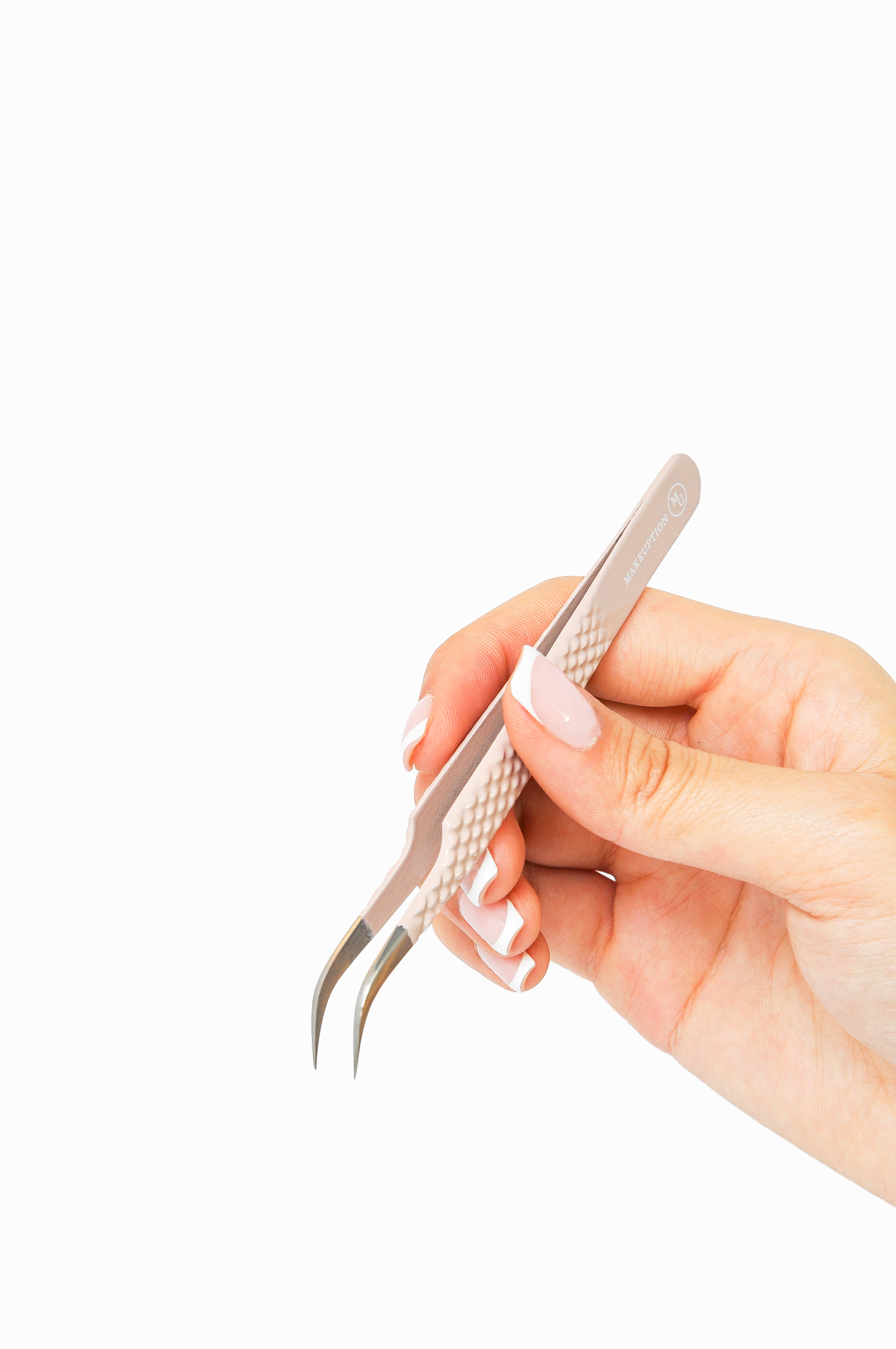 J curved Isolation Tweezer - Pink