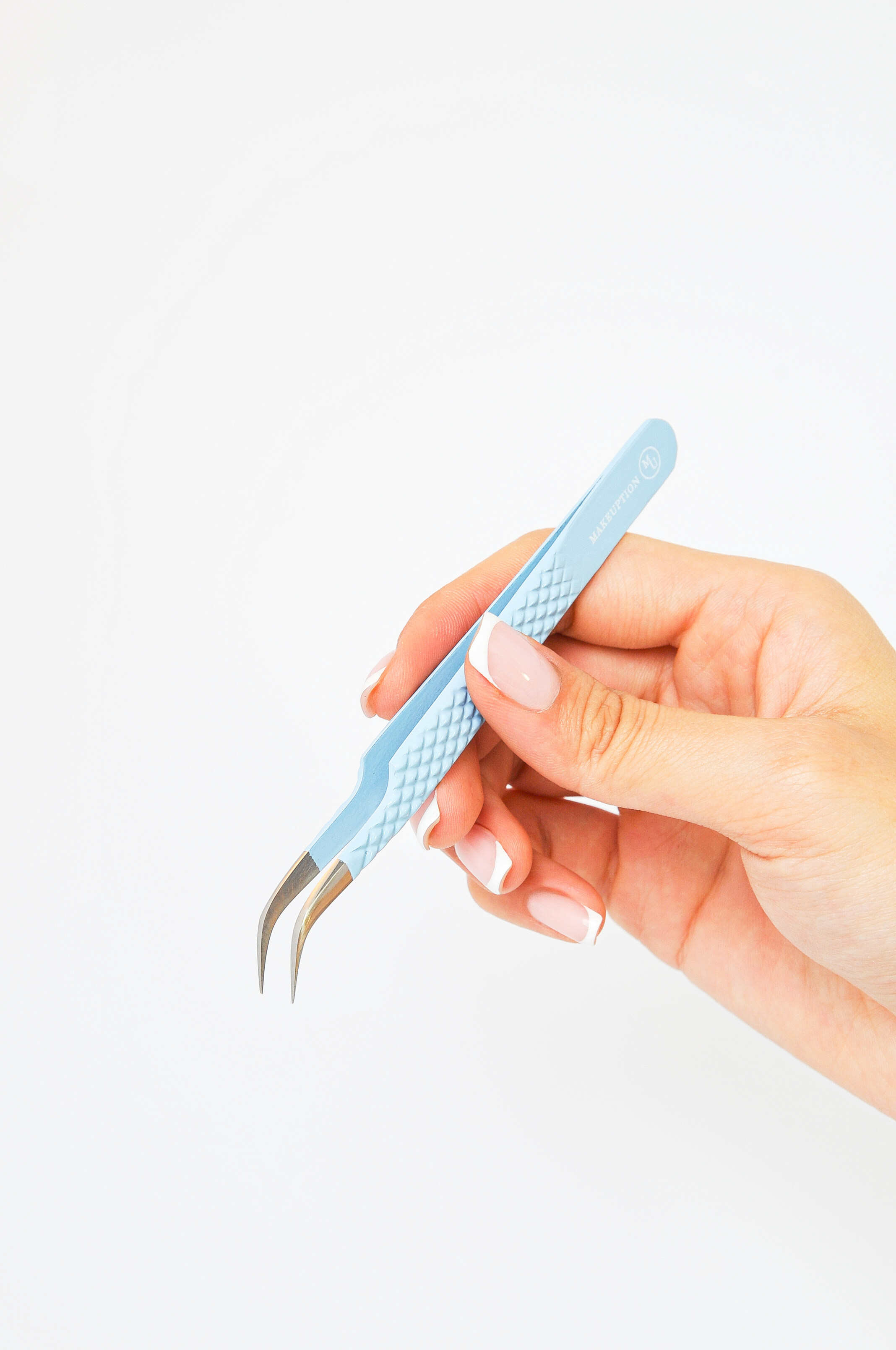 J curved Isolation Tweezer - Blue