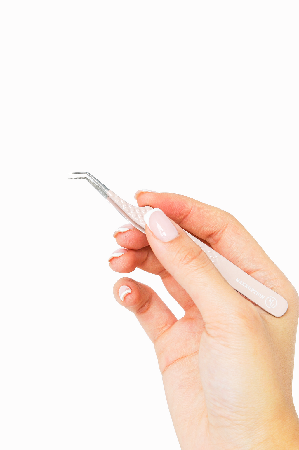 45° Fiber tip Tweezer - Pink