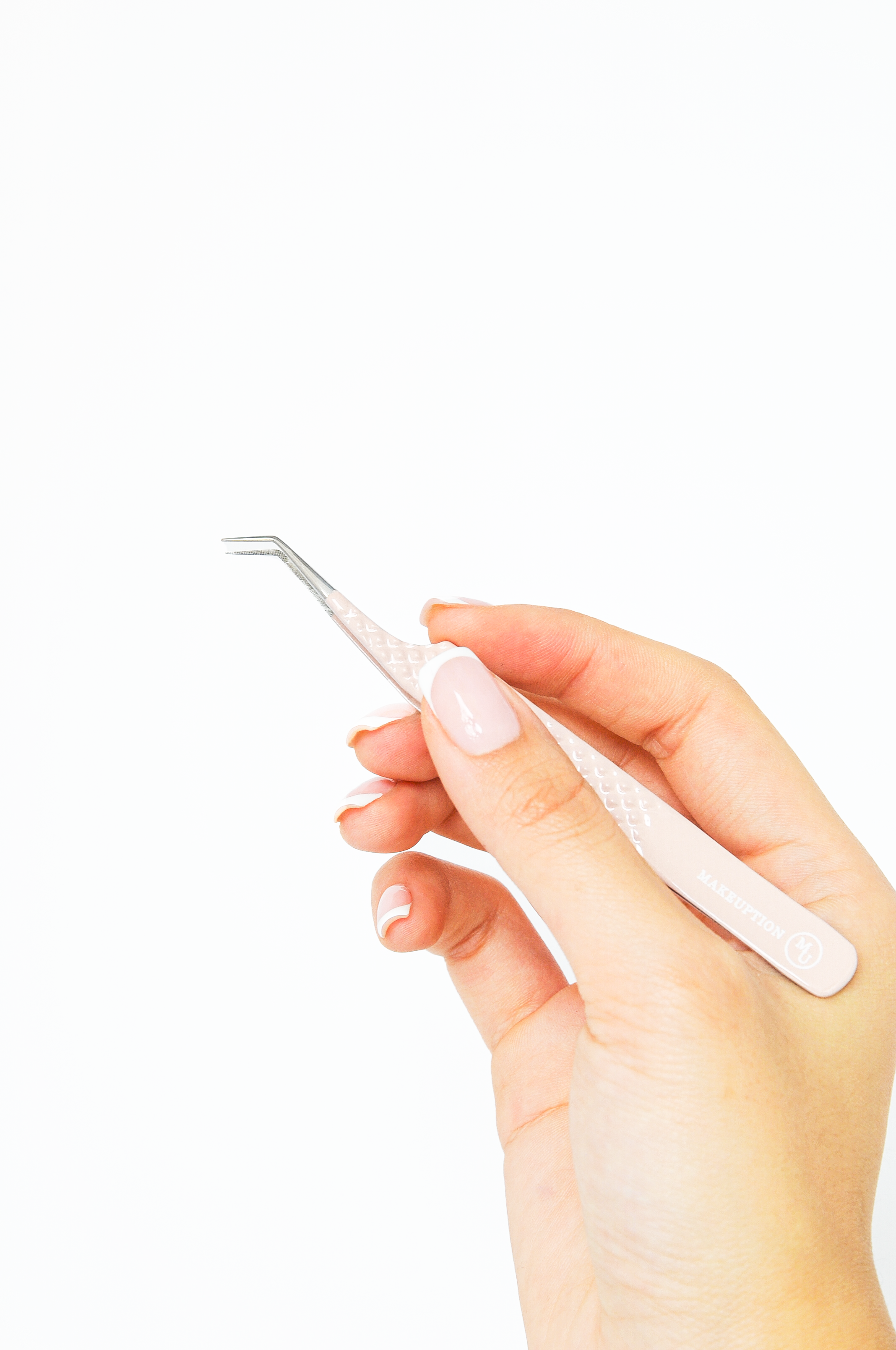 45° Fiber tip Tweezer - Pink