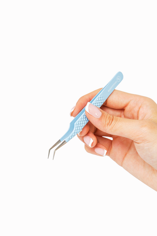 45° Fiber tip Tweezer - Blue