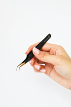 45° Fiber tip Tweezer - Black