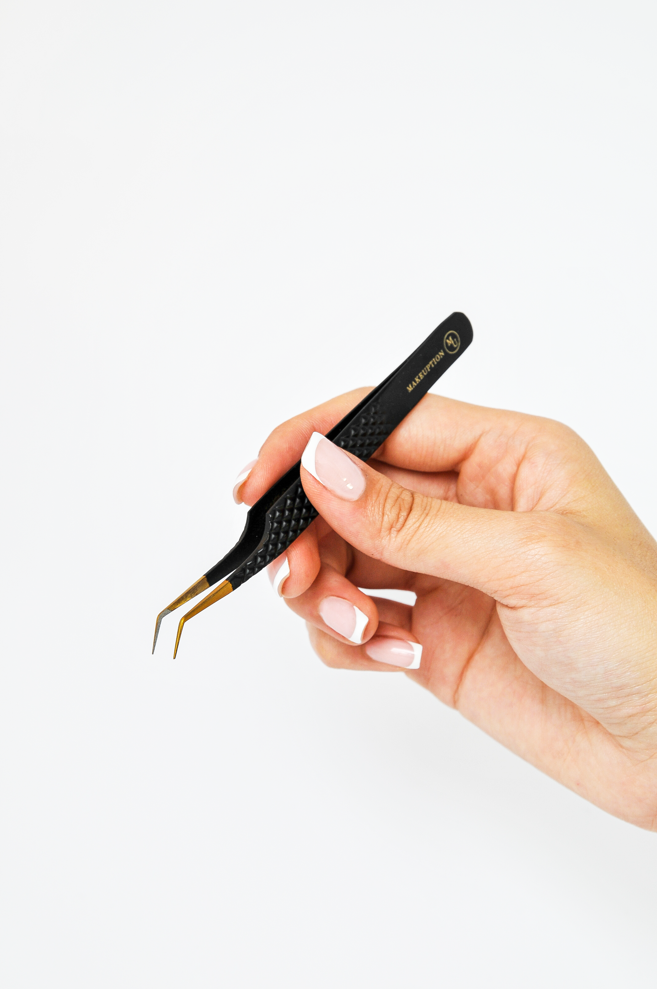 45° Fiber tip Tweezer - Black