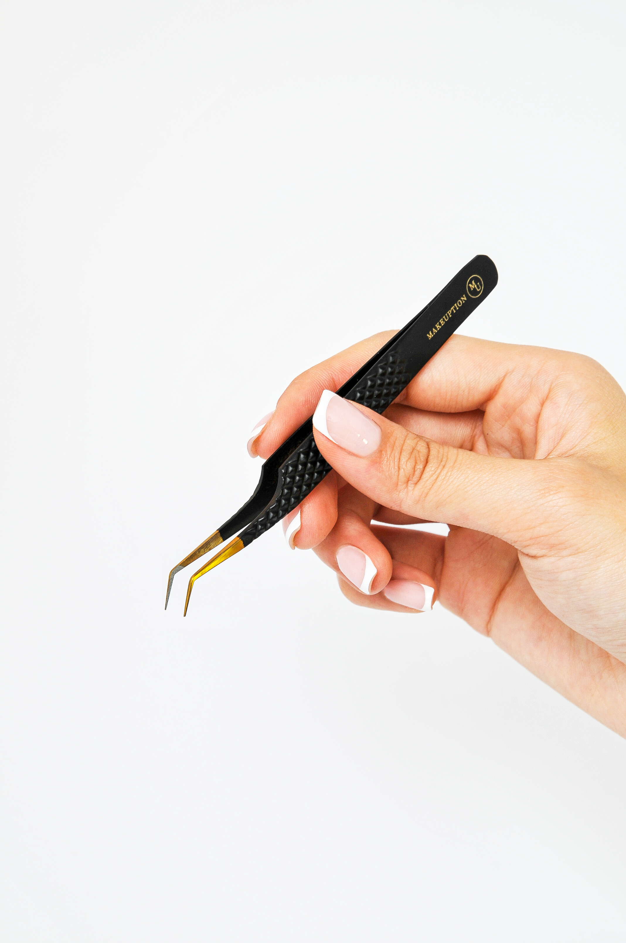 45° Fiber tip Tweezer - Black