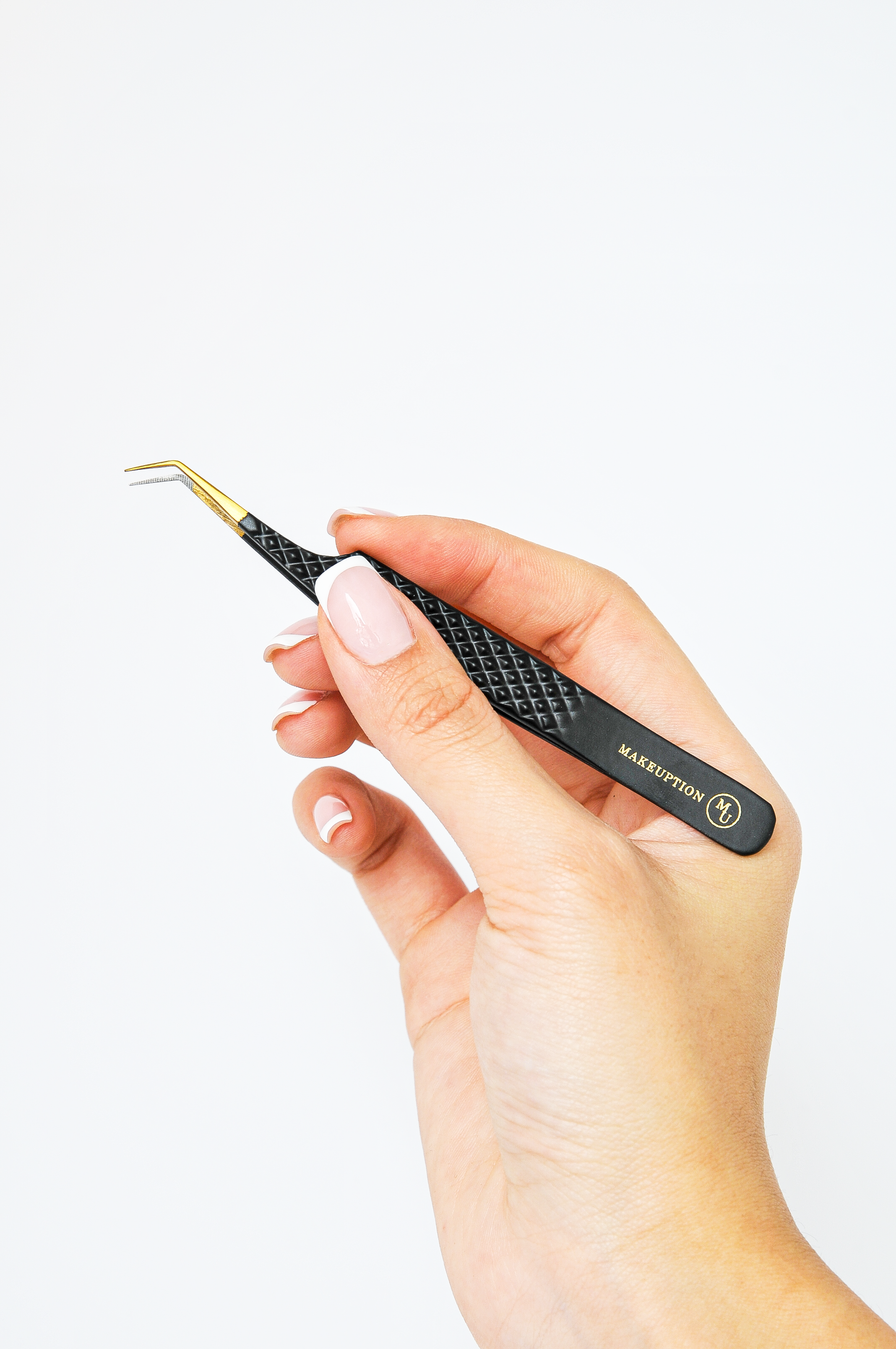 45° Fiber tip Tweezer - Black