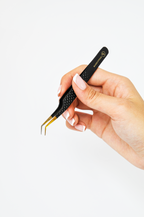 45° Fiber tip Tweezer - Black