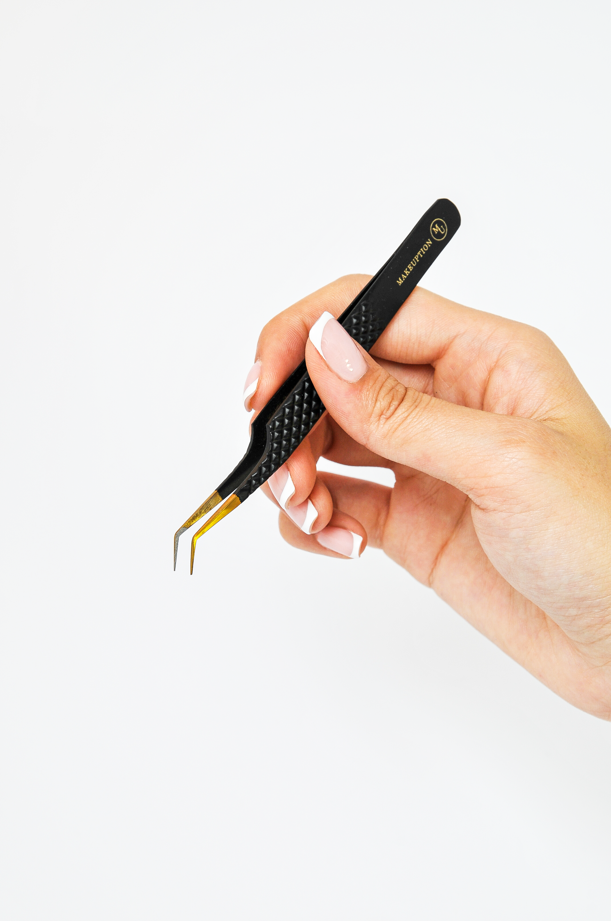45° Fiber tip Tweezer - Black