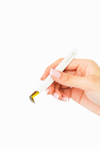 L curved Fiber tip tweezer