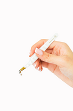 90° Fiber tip Tweezer - White