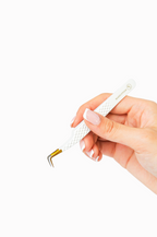 90° Fiber tip Tweezer - White