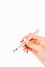 90° Fiber tip Tweezer - Pink