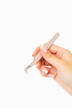 90° Fiber tip Tweezer - Pink