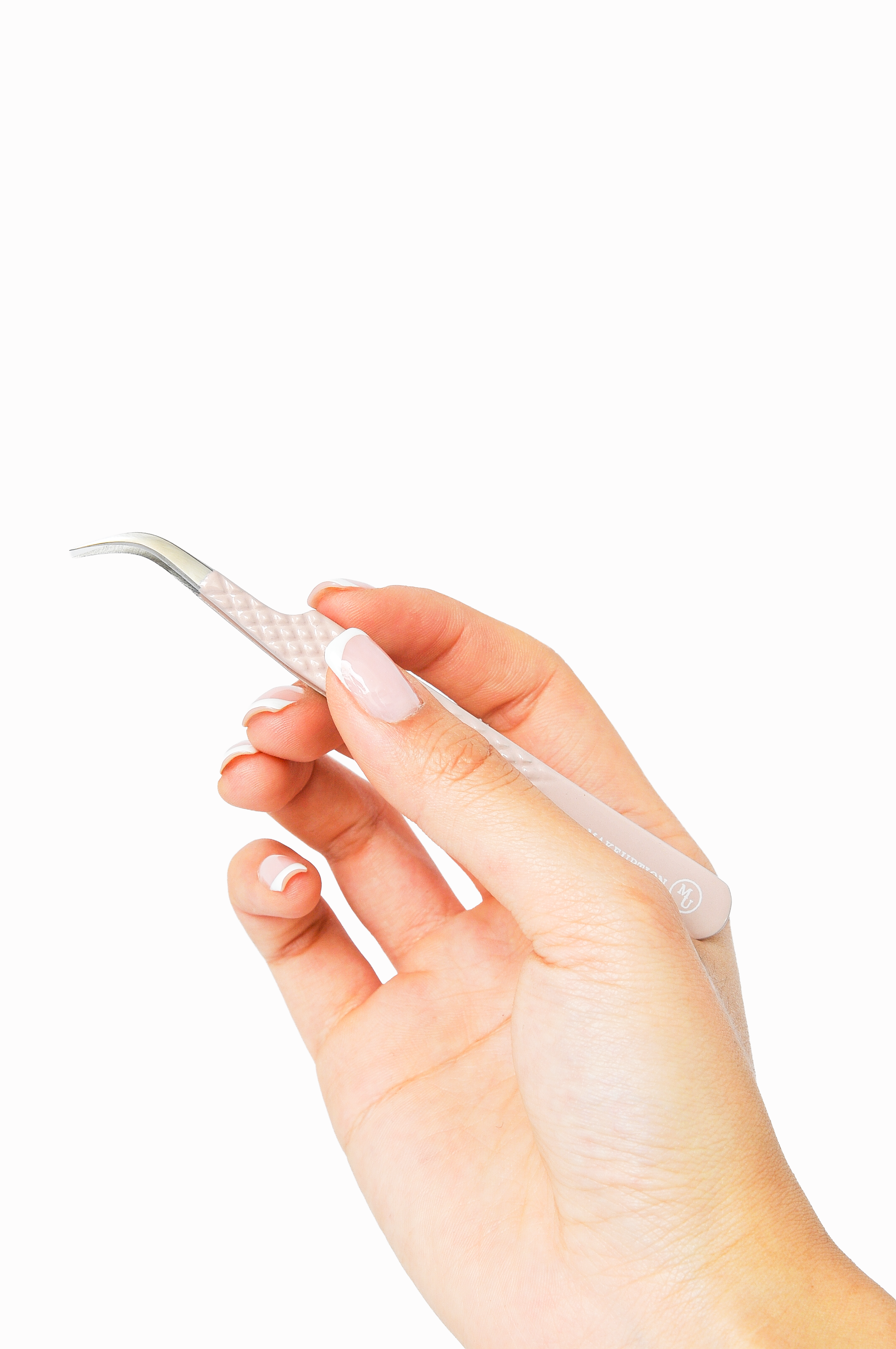 J curved Isolation Tweezer - Pink